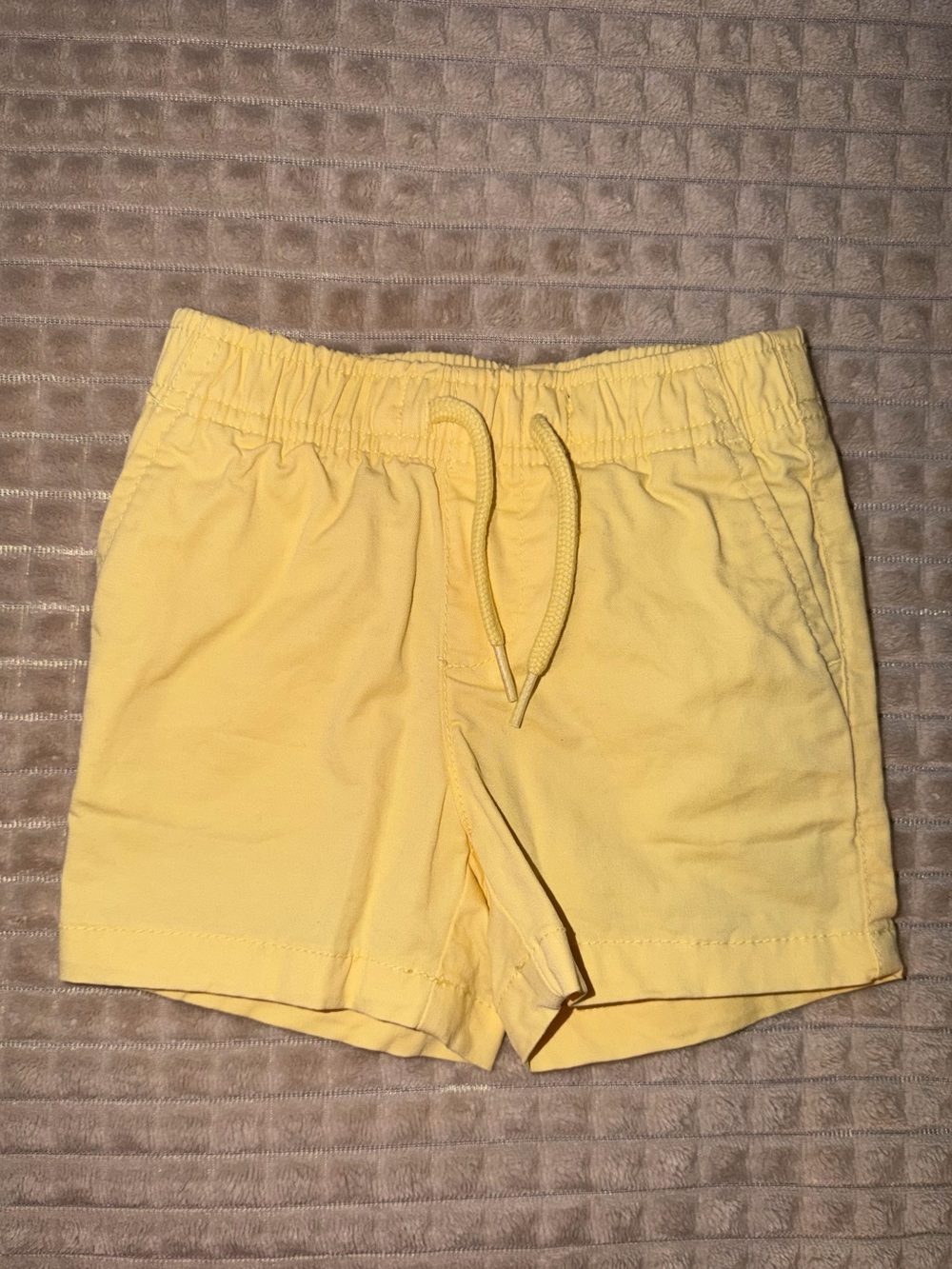 GAP Yellow Drawstring Athletic Shorts 6-12 months